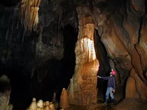 Cave formations in Planina cave