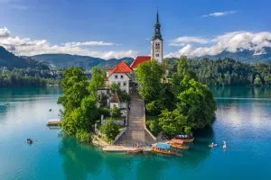 Île de Bled Slovénie